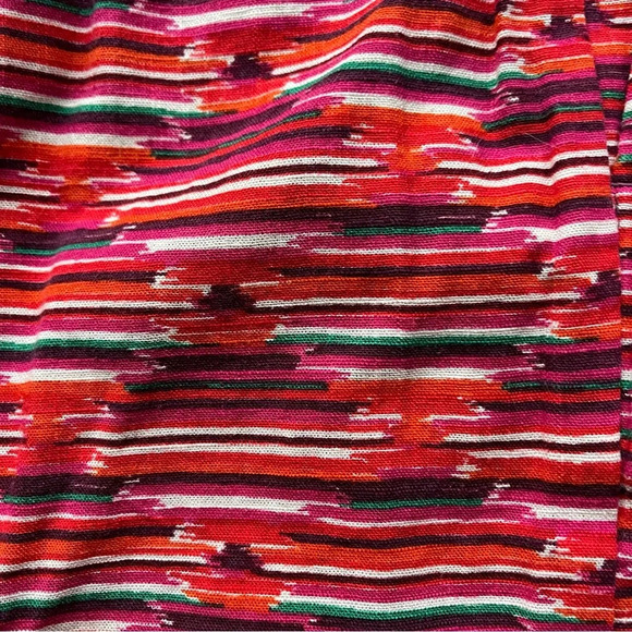 NWT Loft Women’s Pleated Pull On Ikat Shorts - Size M - Linen/Rayon Blend - Picture 9 of 12